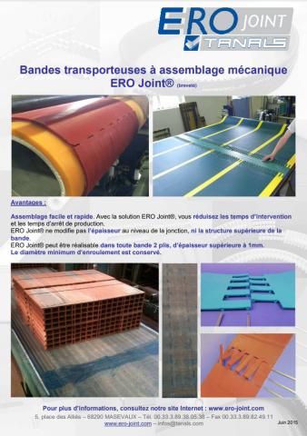 Bandes transporteuses ERO Joint
