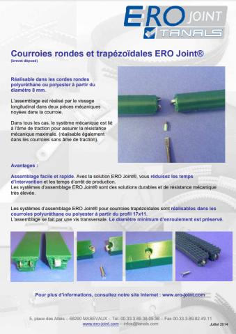 Courroies rondes ERO Joint